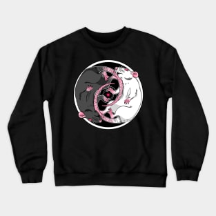 Yin Yang Rats Crewneck Sweatshirt